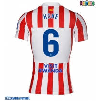 Camisa de Futebol Atletico Madrid Koke #6 Equipamento Principal 2025-26 Manga Curta